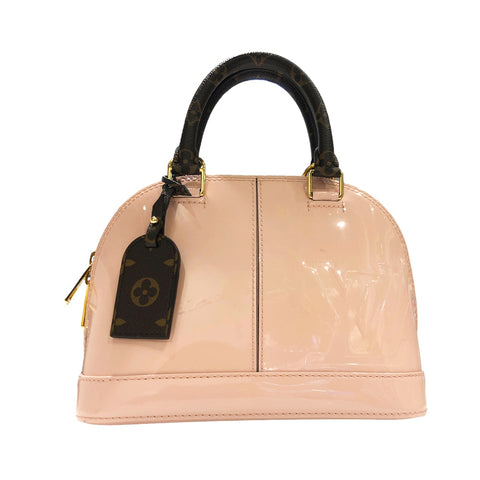 【中古】 LOUIS VUITTON ルイ・ヴィトン  ヴェルニ  アルマBB 2way ハンドバッグ ローズバレリーヌ ピンク M51925  レディース 22026414 HO