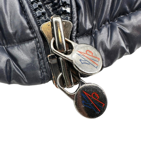 【中古】 MONCLER モンクレール ダウンジャケット MAYA マヤ ネイビー サイズ 3 メンズ 冬物 衣類  ダメージ有 22028915 MY