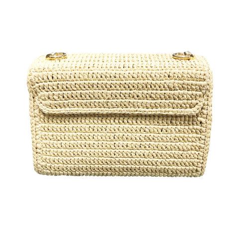 【中古】 LOUIS VUITTON ルイ・ヴィトン ツイストMM ラフィア ショルダーバッグ M59909 22033396 YM