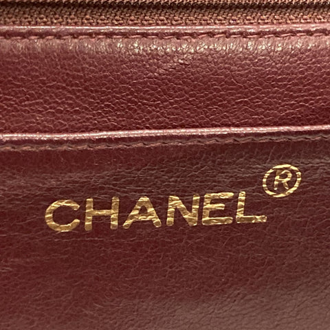 【中古】 CHANEL シャネル  ハンドバッグ マドモアゼル ラムスキン ハンドバッグ 黒 レディース ギャラ付き 22034761 AS