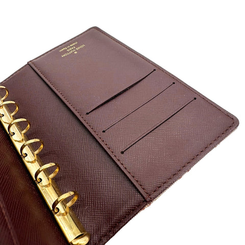 【中古】 LOUIS VUITTON ルイ・ヴィトン アジェンダPM モノグラム ミニ 手帳 カバー R20912 CA1012 リング リフィル 22036252 MY