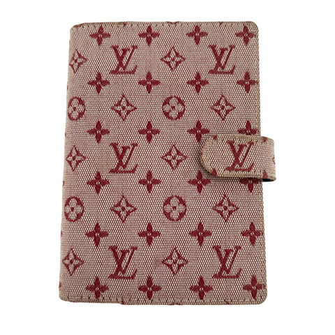 【中古】 LOUIS VUITTON ルイ・ヴィトン アジェンダPM モノグラム ミニ 手帳 カバー R20912 CA1012 リング リフィル 22036252 MY
