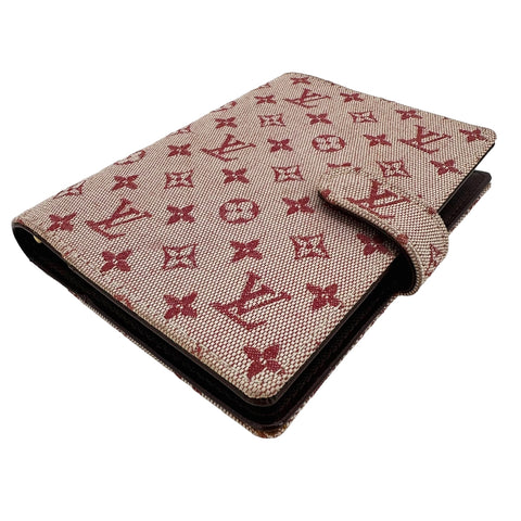 【中古】 LOUIS VUITTON ルイ・ヴィトン アジェンダPM モノグラム ミニ 手帳 カバー R20912 CA1012 リング リフィル 22036252 MY