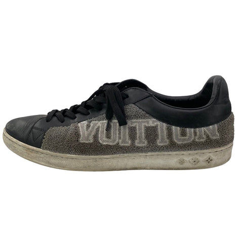 【中古】 LOUIS VUITTON ルイ・ヴィトン ルクセンブルグ ライン スニーカー グレー メンズ 7.5 サイズ メンズ 靴 シューズ 小物 22036522 AS