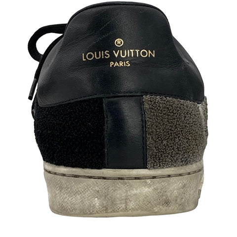【中古】 LOUIS VUITTON ルイ・ヴィトン ルクセンブルグ ライン スニーカー グレー メンズ 7.5 サイズ メンズ 靴 シューズ 小物 22036522 AS