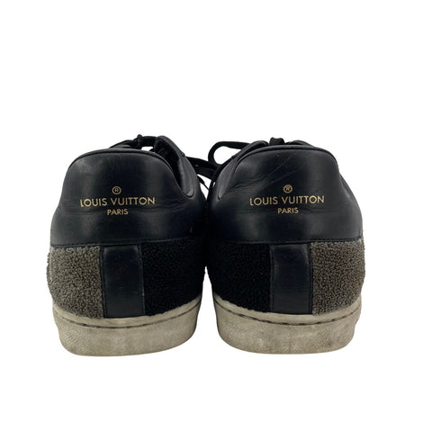 【中古】 LOUIS VUITTON ルイ・ヴィトン ルクセンブルグ ライン スニーカー グレー メンズ 7.5 サイズ メンズ 靴 シューズ 小物 22036522 AS