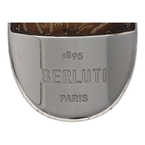 【中古】Berluti ベルルッティ フルスクリットレザー シューホーン キーリング カリグラフィー 大人 身だしなみ 22038224 MK