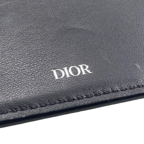 【中古】 Christian Dior クリスチャン・ディオール  ギャラクシー オブリーク 2つ折り財布 メンズ  22038772 AS