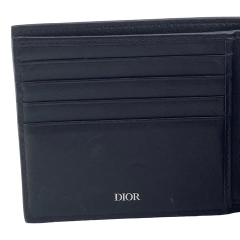 【中古】 Christian Dior クリスチャン・ディオール  ギャラクシー オブリーク 2つ折り財布 メンズ  22038772 AS