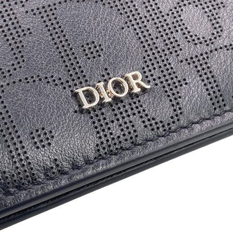 【中古】 Christian Dior クリスチャン・ディオール  ギャラクシー オブリーク 2つ折り財布 メンズ  22038772 AS