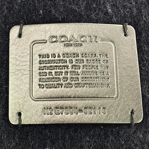 【中古】 COACH コーチ  メンズスカーフ   ストール　マフラー 22040805 YM