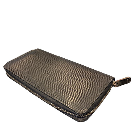 【中古】 LOUIS VUITTON ルイ・ヴィトン ジッピー・ウォレット M61857 エピ ブラック メンズ長財布 22041180 RD