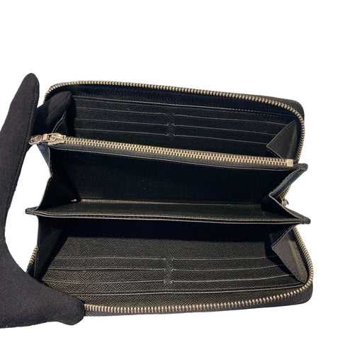 【中古】 LOUIS VUITTON ルイ・ヴィトン ジッピー・ウォレット M61857 エピ ブラック メンズ長財布 22041180 RD