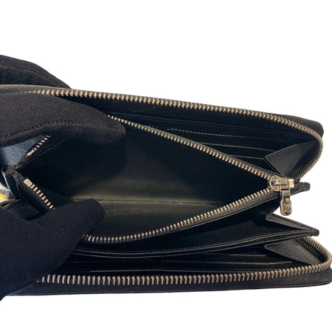 【中古】 LOUIS VUITTON ルイ・ヴィトン ジッピー・ウォレット M61857 エピ ブラック メンズ長財布 22041180 RD