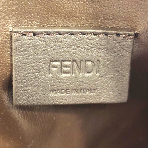 【中古】 Fendi フェンディ ビューティーポーチ ミディアム  FFロゴ 8N0171 ピンク 化粧ポーチ ポリアミド  22041894 HO