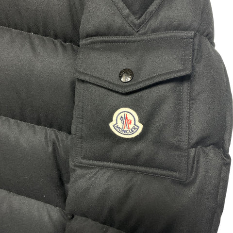 【中古】 MONCLER モンクレール モンジュネーブル ダウンジャケット サイズ5 H20911A53700 ブラック アウター ブルゾン 22043012 RS