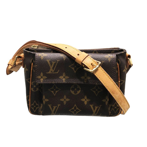 【中古】 LOUIS VUITTON ルイ・ヴィトン ヴィバ シテ PM  M51165 モノグラム ブラウン レディース ショルダーバッグ   22043213 RD