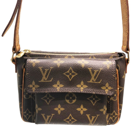 【中古】 LOUIS VUITTON ルイ・ヴィトン ヴィバ シテ PM  M51165 モノグラム ブラウン レディース ショルダーバッグ   22043213 RD