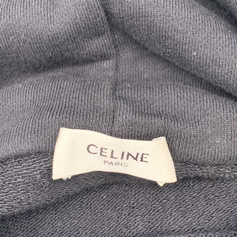 【中古】 CELINE セリーヌ フード付き ルーズスウェットシャツ 2Y468670Q.38NO パーカー ロゴ 衣類 ファッション 22044394 AO