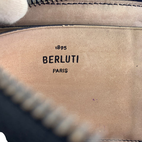 【中古】 Berluti ベルルッティ  メンズ ブナ コインケース カリグラフィ L字ファスナー ミニ財布 22045124 MK