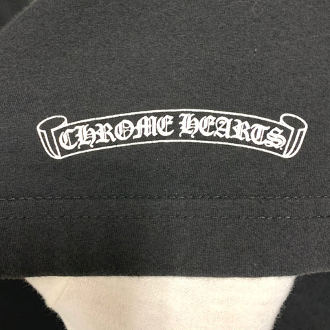 【中古】 CHROME HEARTS クロムハーツ  Tシャツ・カットソー ハーフダガー プリント Ｔシャツ  ダガープリント Tシャツ BK 22045510 YU