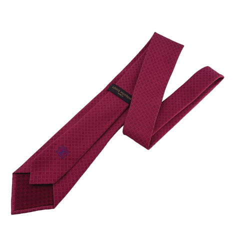 【中古】 LOUIS VUITTON ルイ・ヴィトン  ネクタイ   モノグラムネクタイ レッド 22047027 NT