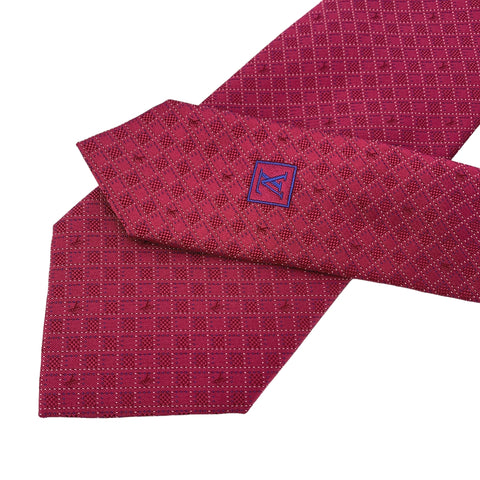 【中古】 LOUIS VUITTON ルイ・ヴィトン  ネクタイ   モノグラムネクタイ レッド 22047027 NT