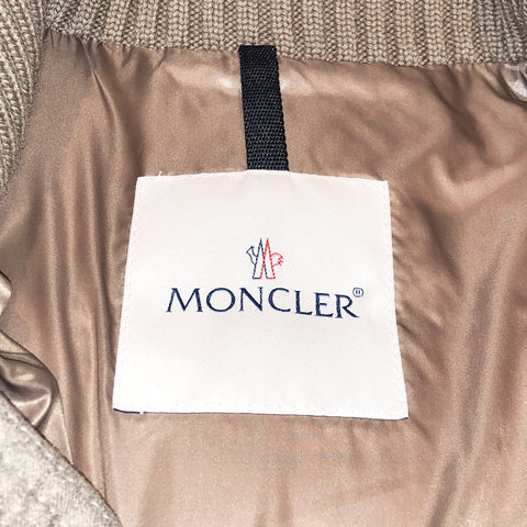 【中古】 MONCLER モンクレール テネイ ジレ ウール ダウンベスト 32091433690054272 サイズ:0 ベージュ アウター 23003676 DS