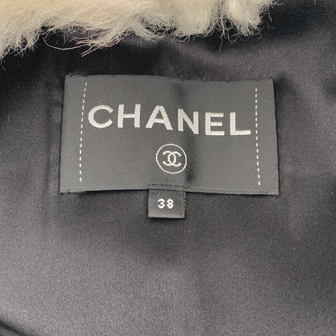 【中古】 CHANEL シャネル ラムスキンファージャケット コート アウター レディース P71634C63182 衣類 23005743 AO