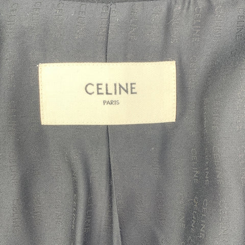 【中古】 CELINE セリーヌ ルーズ ミリタリージャケット コート 2V96L998K.38NO ウールクロス マカダム トリオンフ レディース 23005817 YU