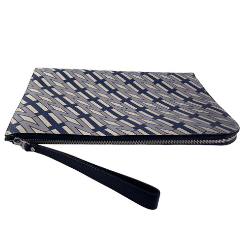 【中古】 Valextra ウァレクストラ  クラッチバッグ  V6A74-028-00CM-RD Lジップ オーガナイザー no logo my logo 23006824 MK