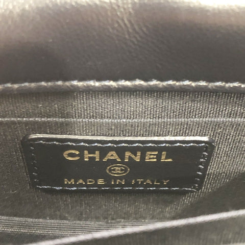 【中古】 CHANEL シャネル  ショルダーバッグ マトラッセ  ミニ マトラッセ ディープブルー 23008897 AK