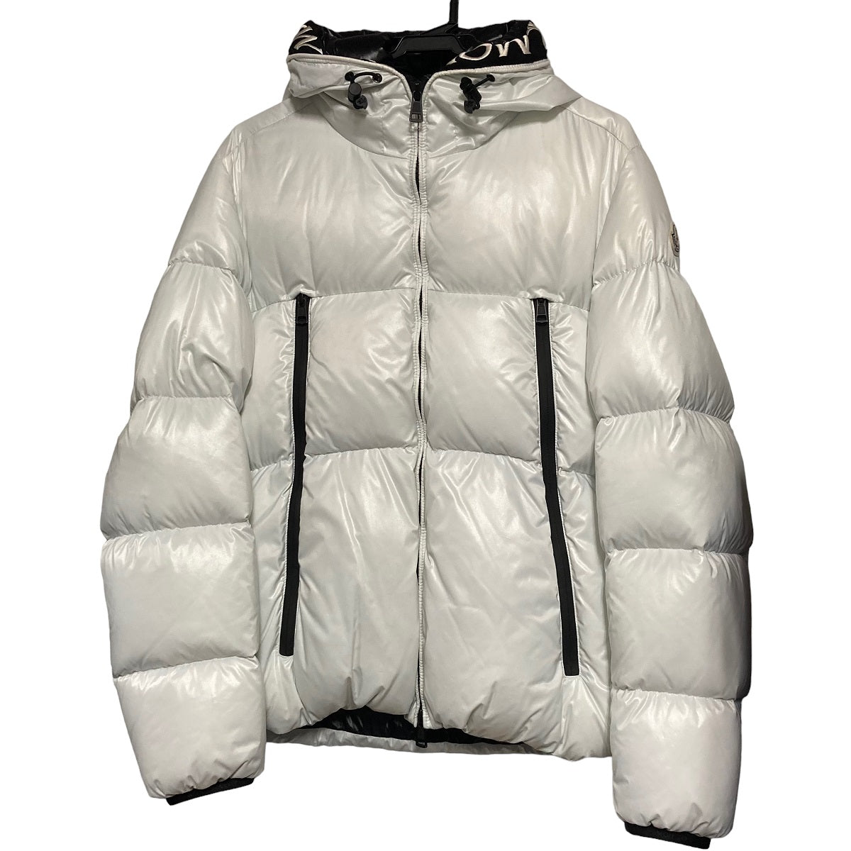 【中古】 MONCLER モンクレール  BARONNIES バロニーズ ダウンジャケット ホワイト SIZE:2 ナイロン ショート メンズ  23009614 AS