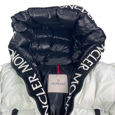 【中古】 MONCLER モンクレール  BARONNIES バロニーズ ダウンジャケット ホワイト SIZE:2 ナイロン ショート メンズ  23009614 AS