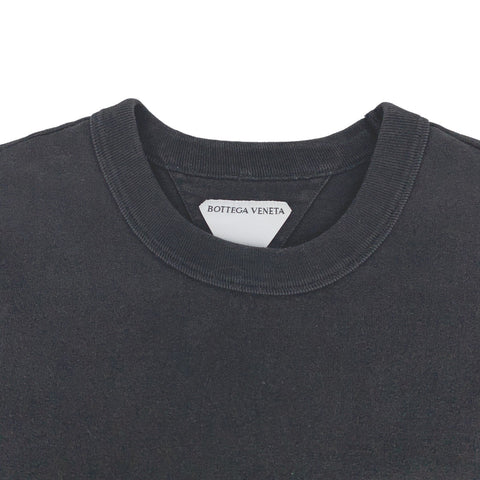 【中古】 Bottega Veneta ボッテガウェネタ リベット ポケット オーバーサイズ Tシャツ XS 702402 VKLZ0 ブラック 黒 半袖 トップス カットソー 23010341 RS