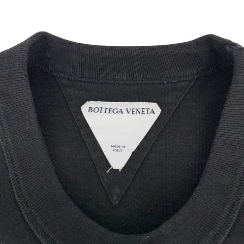 【中古】 Bottega Veneta ボッテガウェネタ リベット ポケット オーバーサイズ Tシャツ XS 702402 VKLZ0 ブラック 黒 半袖 トップス カットソー 23010341 RS