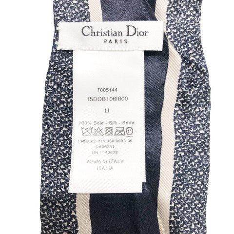 【中古】 Christian Dior クリスチャン・ディオール  レディーススカーフ オブリーク 15DOB106I600 ツイリー 23010648 YM