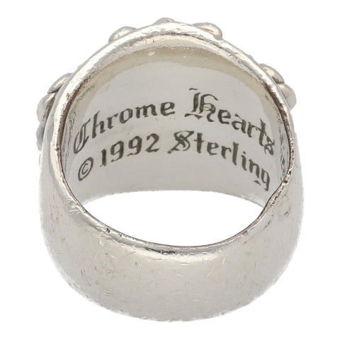 【中古】 CHROME HEARTS クロムハーツ キーパー リング 指輪 シルバー アクセサリー クロス ジュエリー 23010978 AO