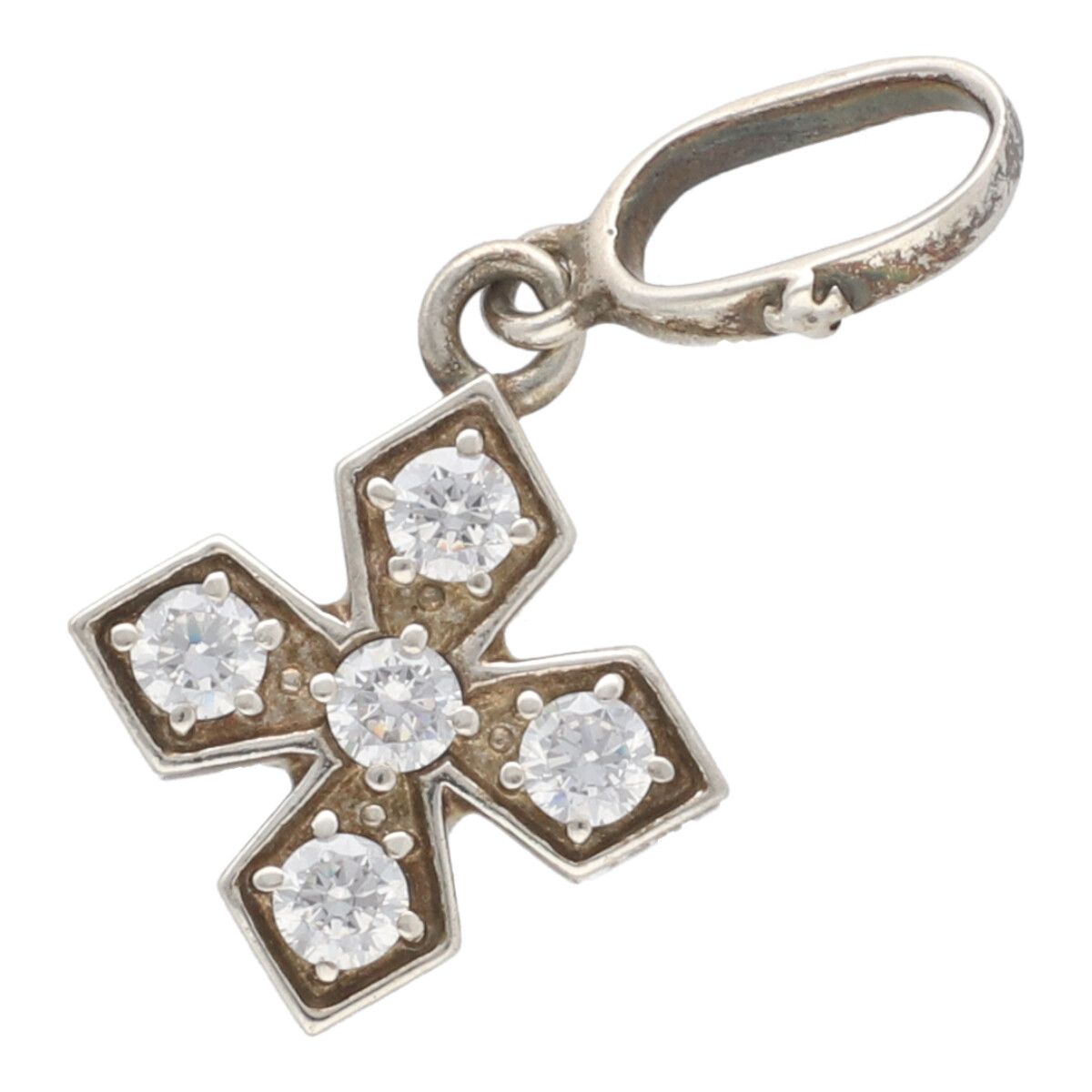 【中古】 Loree Rodkin ローリイロドキン PENDANT ペンダントトップ MEDIUM PRINCESS CROSS CCP400-886 SV925　 23013104 LI
