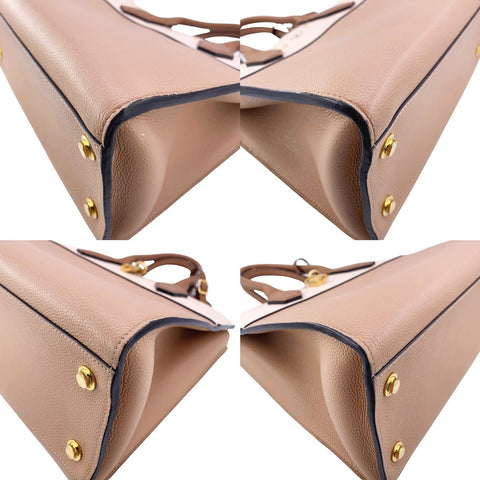 【中古】 LOUIS VUITTON ルイ・ヴィトン シティ・スティーマーMM M53068 パピルス/クレーム/シエンヌ ハンドバッグ 23013170 AK