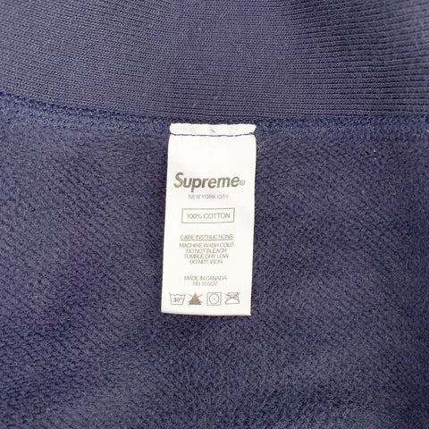 【中古】 SUPREME シュプリーム 20AW Cross Box Logo Hooded Sweatshirt Mサイズ ネイビー クロス ボックスロゴ パーカー スウェット 23013241DS