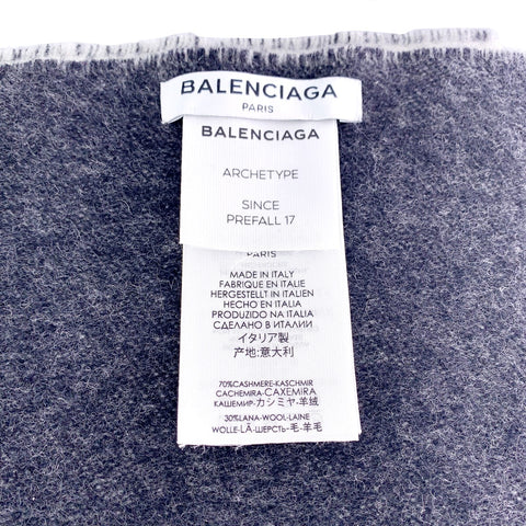 【中古】 BALENCIAGA バレンシアガ  メンズスカーフ  512732 ロゴマフラー 23013267 YM