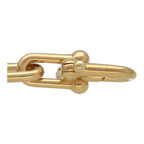 【中古】 Tiffany＆Co. ティファニー ハードウェア グラジュエイテッド リンク ネックレス 60153063 K18YG イエローゴールド チェーン 23013832 RS