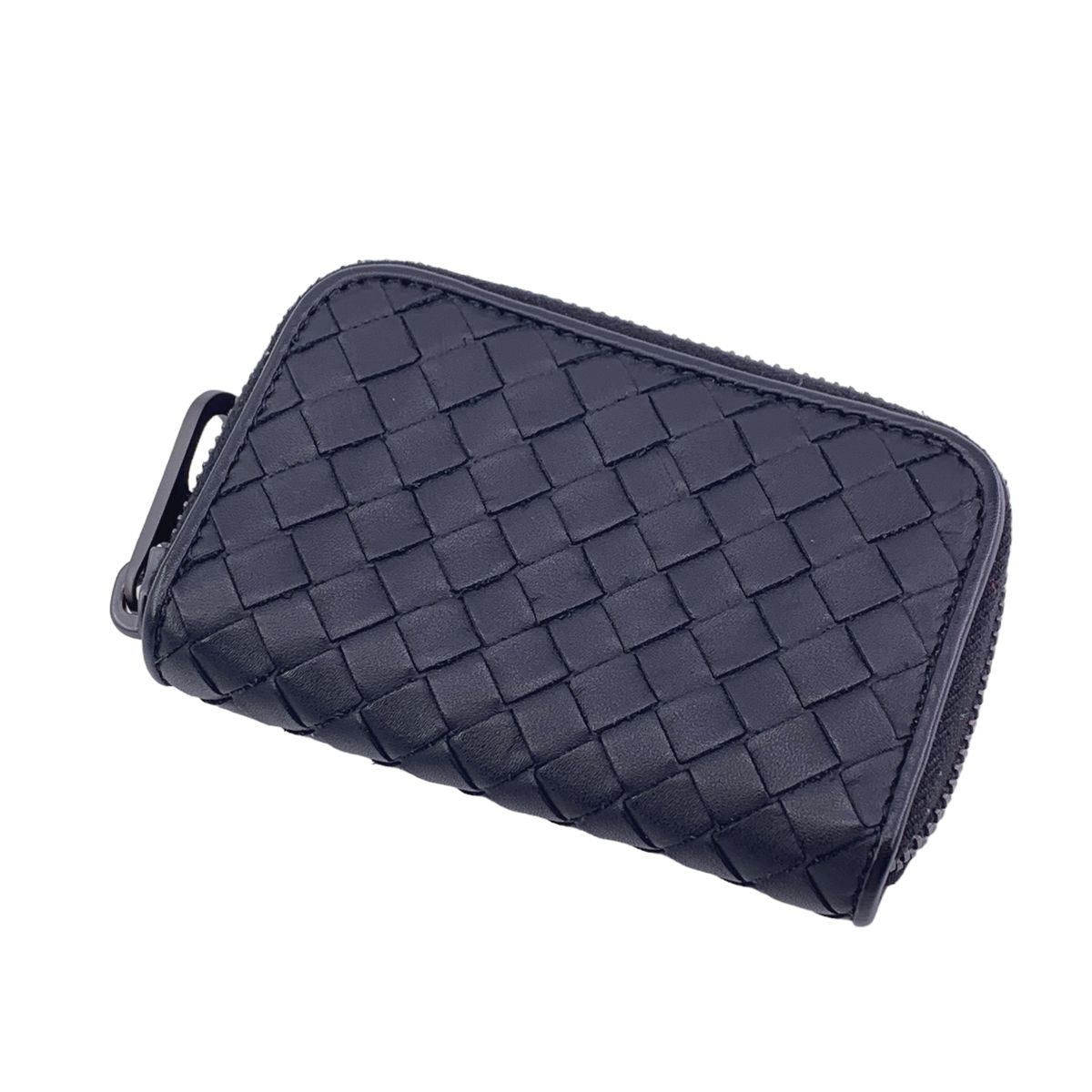 【中古】 Bottega Veneta ボッテガウェネタ  コインケース   イントレチャート コンパクトジップアラウンドウォレット 23014407 AS