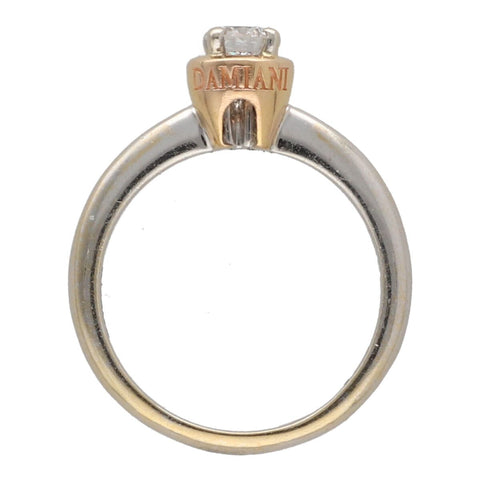 【中古】 Damiani ダミアーニ ソリテールリング 0.26ct 8.5号 20019522 K18 WG ダイヤモンド イエローゴールド ホワイトゴールド コンビ 指輪  23014922 RS