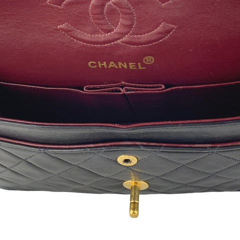 【中古】 CHANEL シャネル マトラッセ 23 チェーンショルダー Wフラップ A01113 ターンロック ココマーク ロゴ キルティング ラムスキン 23015145 AO