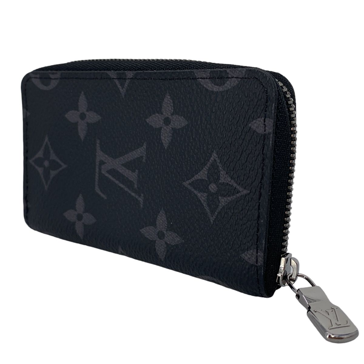 【中古】 LOUIS VUITTON ルイ・ヴィトン  コインケース  M81662 ジッピー コインパース ヴェルティカル モノグラム エクリプス 23015152 AT
