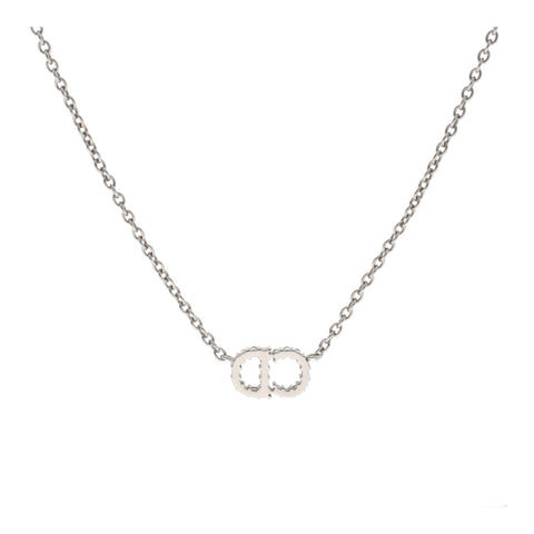 【中古】 Dior ディオール CLAIR D LUNE ネックレス N0717CDLCY_D102 シルバー CDロゴ ペンダント  23016738 DS