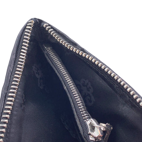 【中古】 CHROME HEARTS クロムハーツ タイニージップウォレット 財布 コインケース 札入れ コンパクト ダガージップ クロスパッチ 23017367 AO