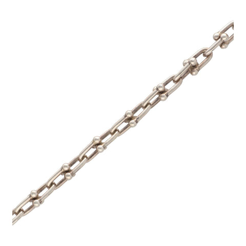 【中古】 Tiffany ＆ Co. ティファニー ハードウェア スモール リンク ブレスレット 60153085 Ag925 シルバー 23017388 RS